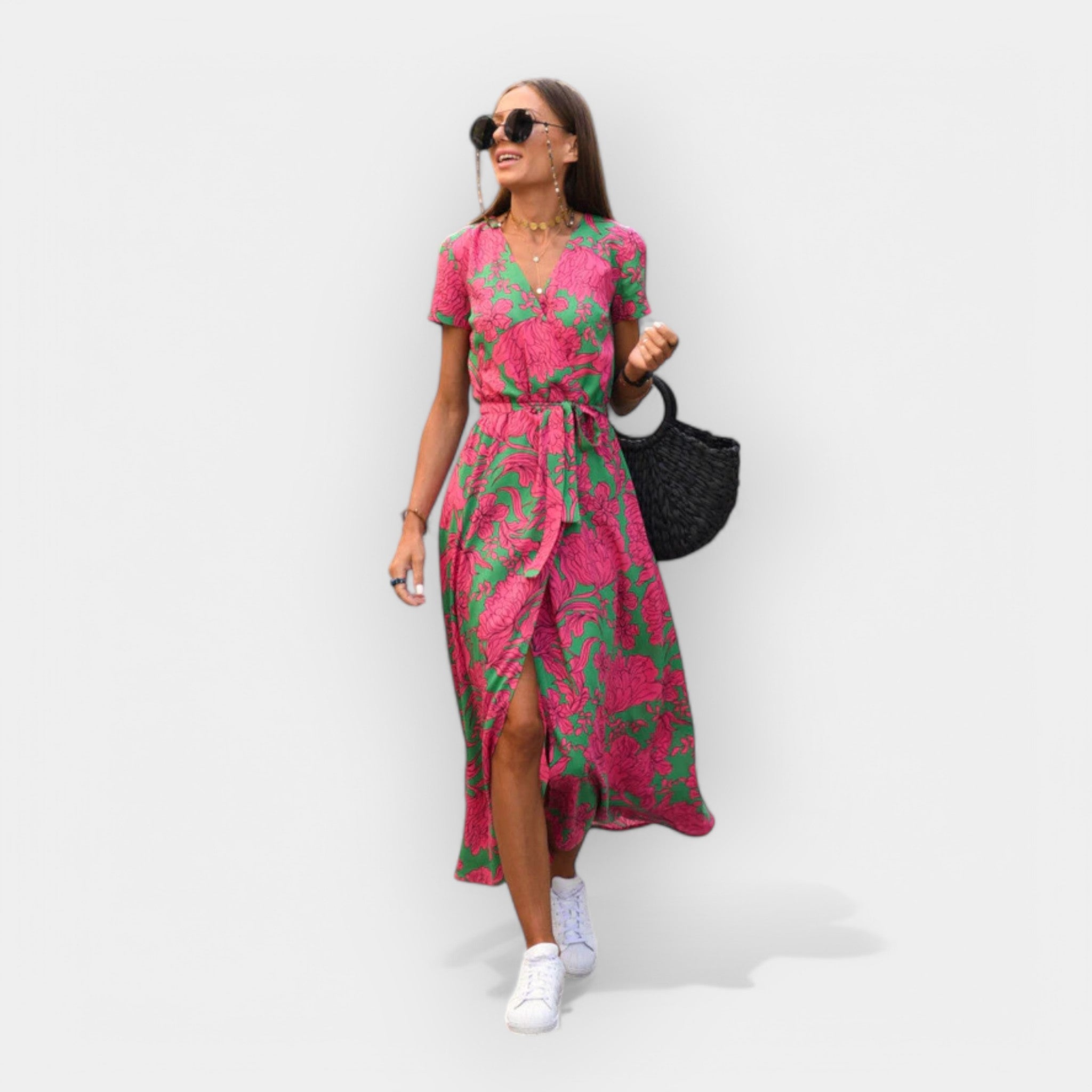 Comfortable Fit Dress With Timeless Silhouette For All Day