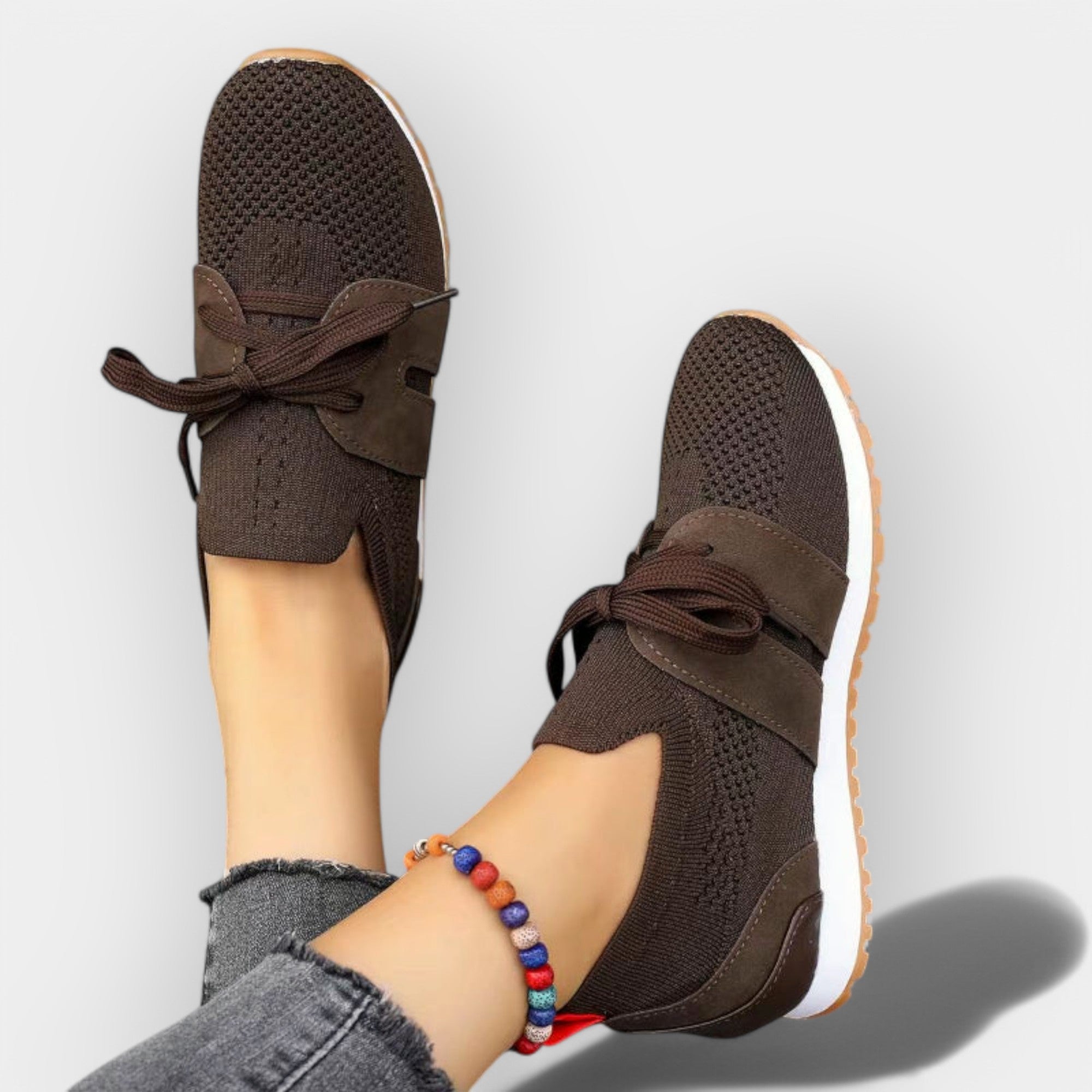 Breathable Mesh Sneakers With Ergonomic Support And Comfort