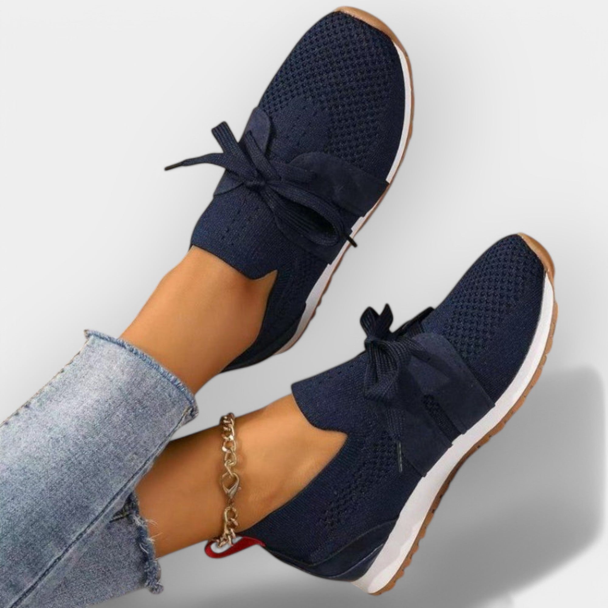 Breathable Mesh Sneakers With Ergonomic Support And Comfort