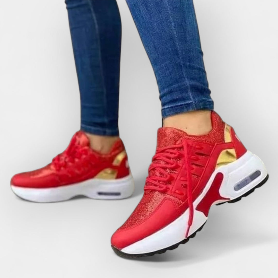 Women's Walking Shoes With Supportive Ergonomic Sole Comfort