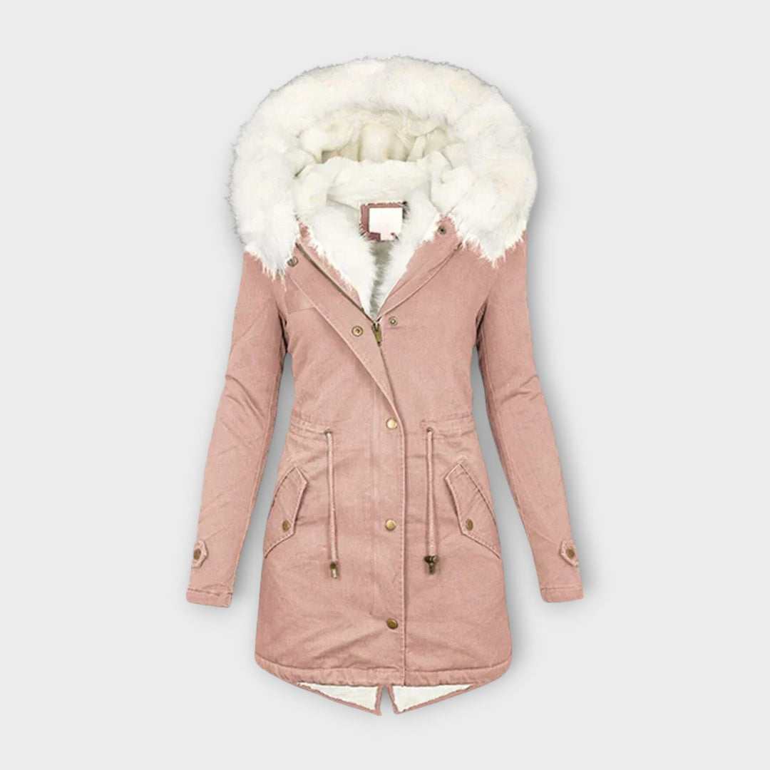 Ivara Waterproof Fur Lined Winter Jacket For All Weather