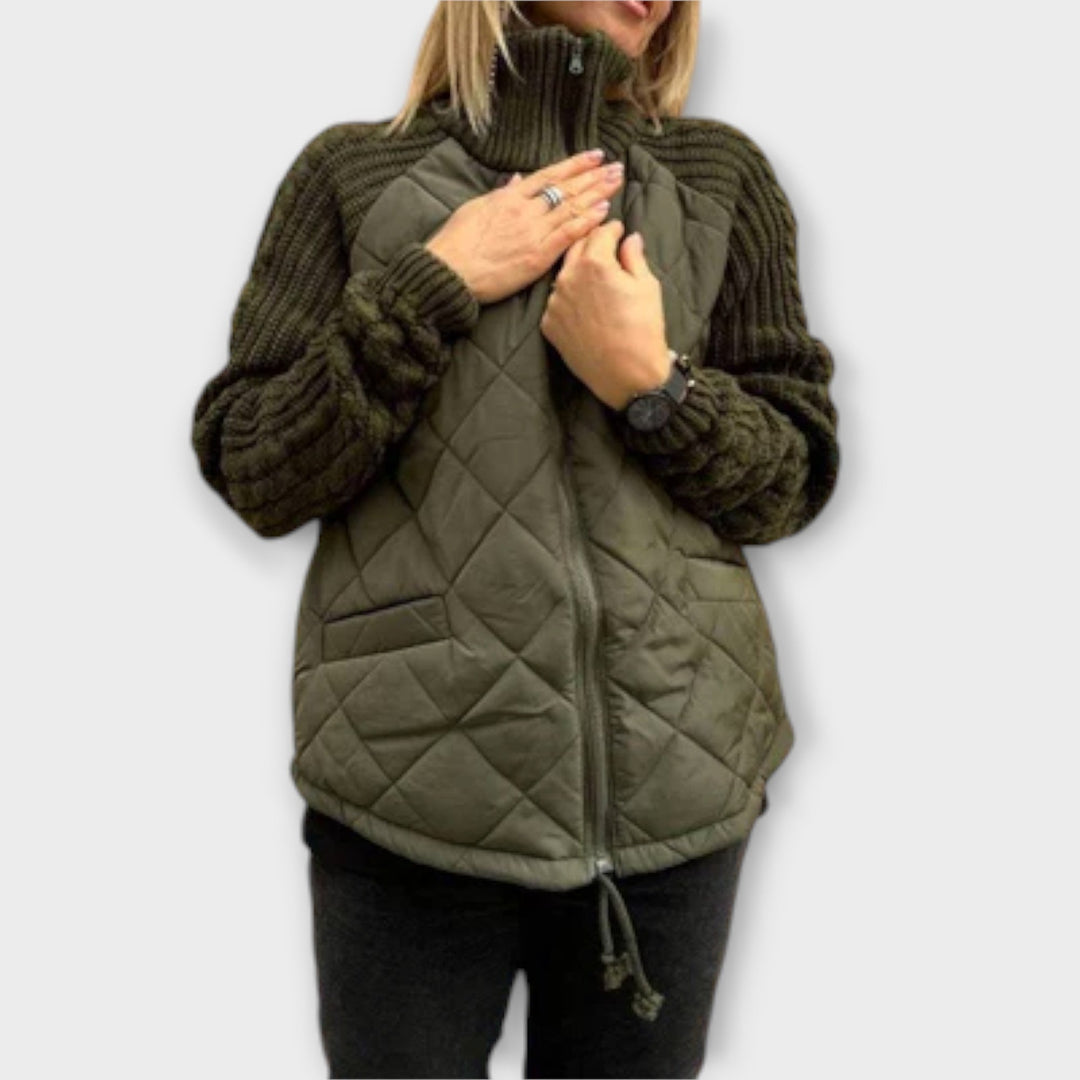 Valerie High Collar Jacket For Women Winter Warmth Style