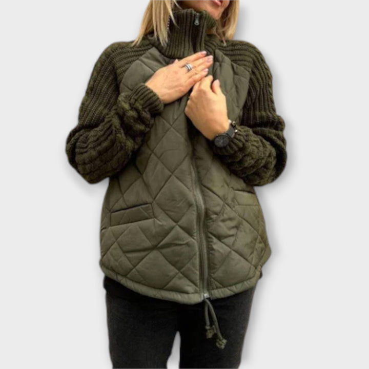 Valerie High Collar Jacket For Women Winter Warmth Style