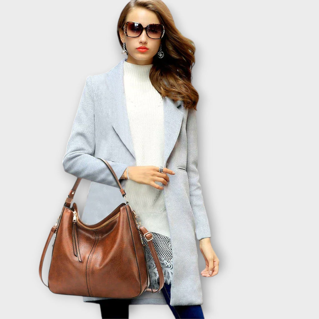 Large Shoulder Bag Elegant Spacious Everyday Office Outing