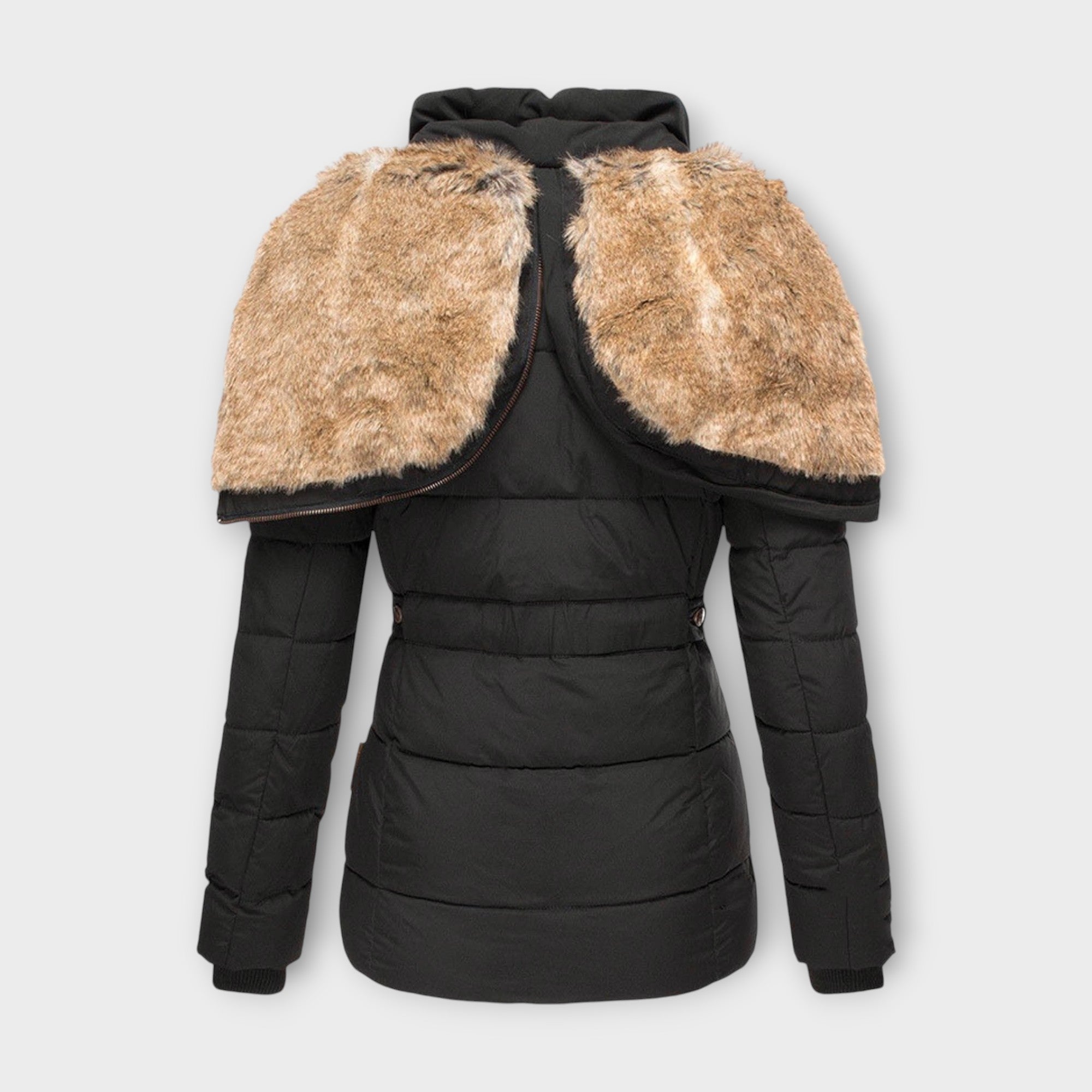 Emine Cosy Fur Lined Jacket With Premium Comfort And Style