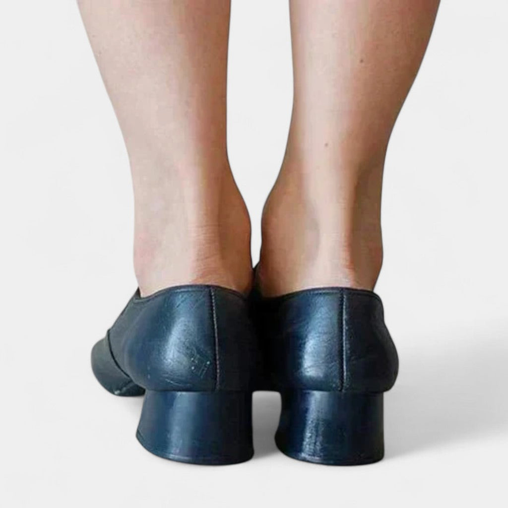 Georgia Leather Comfort Shoes with Soft Lining and Wide Fit