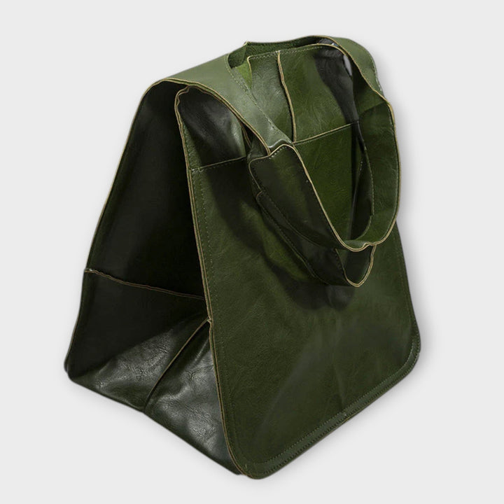 Large Weekend Bag In Durable PU Leather With Elegant Finish