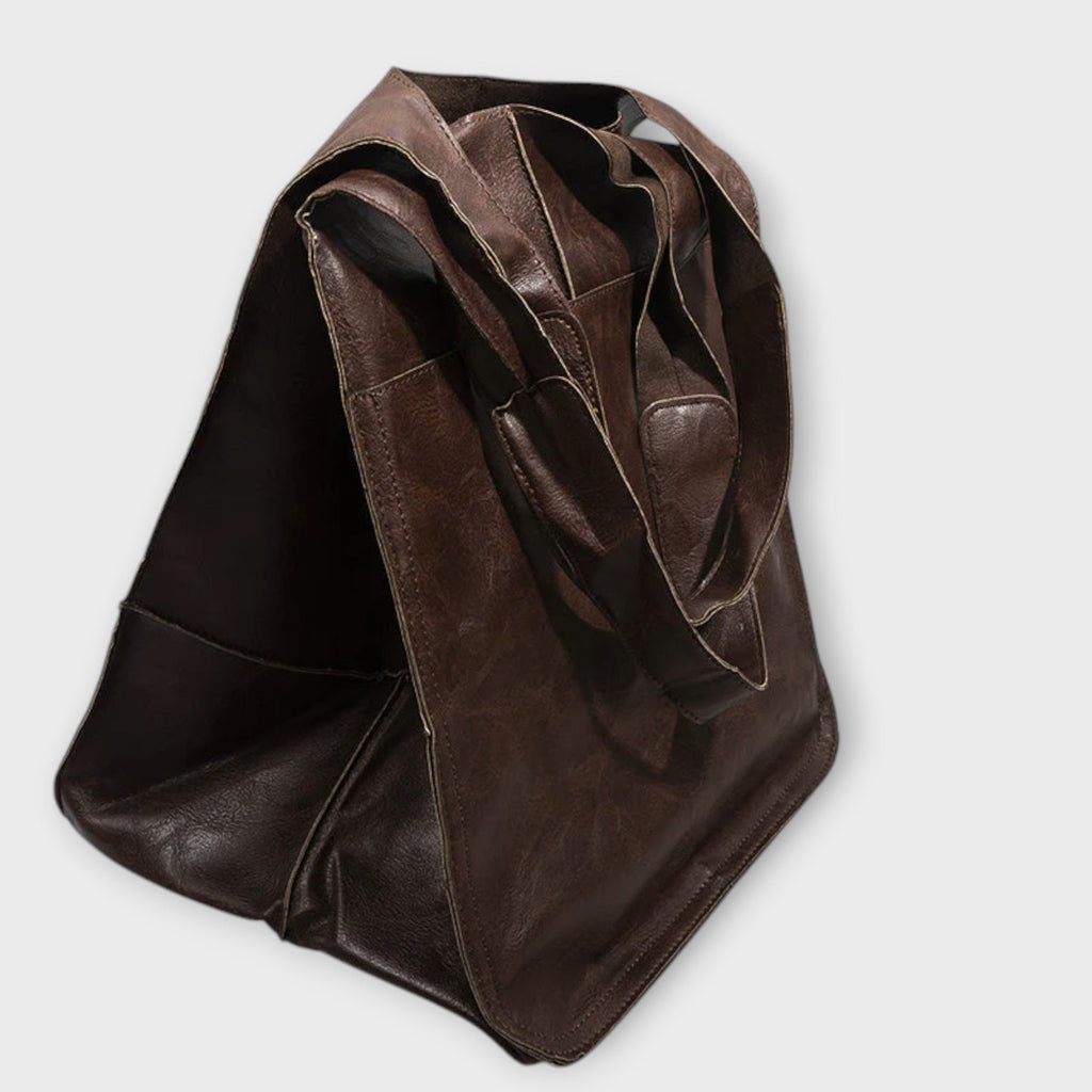 Large Weekend Bag In Durable PU Leather With Elegant Finish