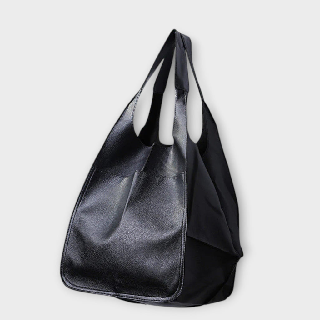 Large Weekend Bag In Durable PU Leather With Elegant Finish