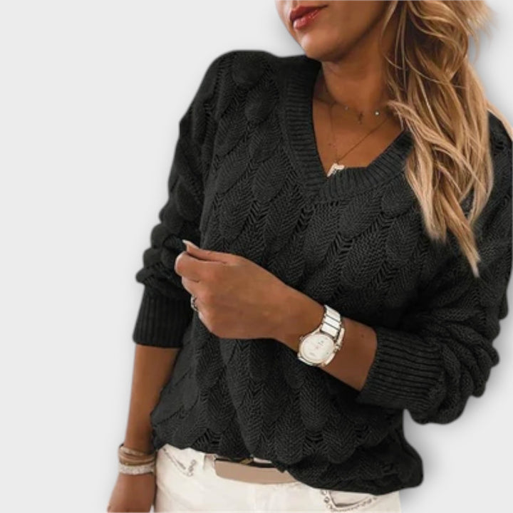 Noemier Women's V Neck Pullover For Everyday Comfort