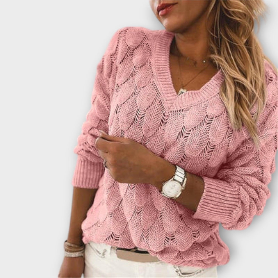 Noemier Women's V Neck Pullover For Everyday Comfort