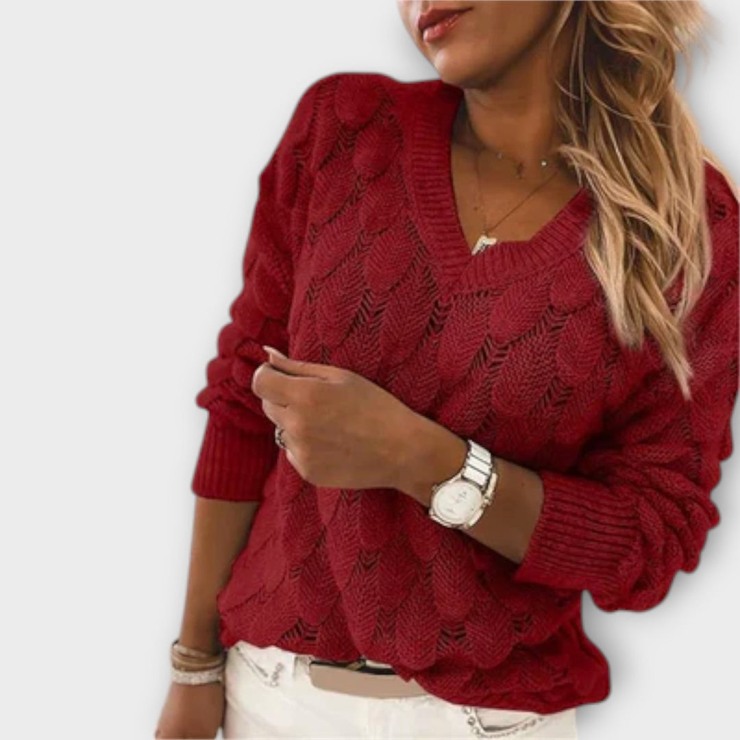 Noemier Women's V Neck Pullover For Everyday Comfort