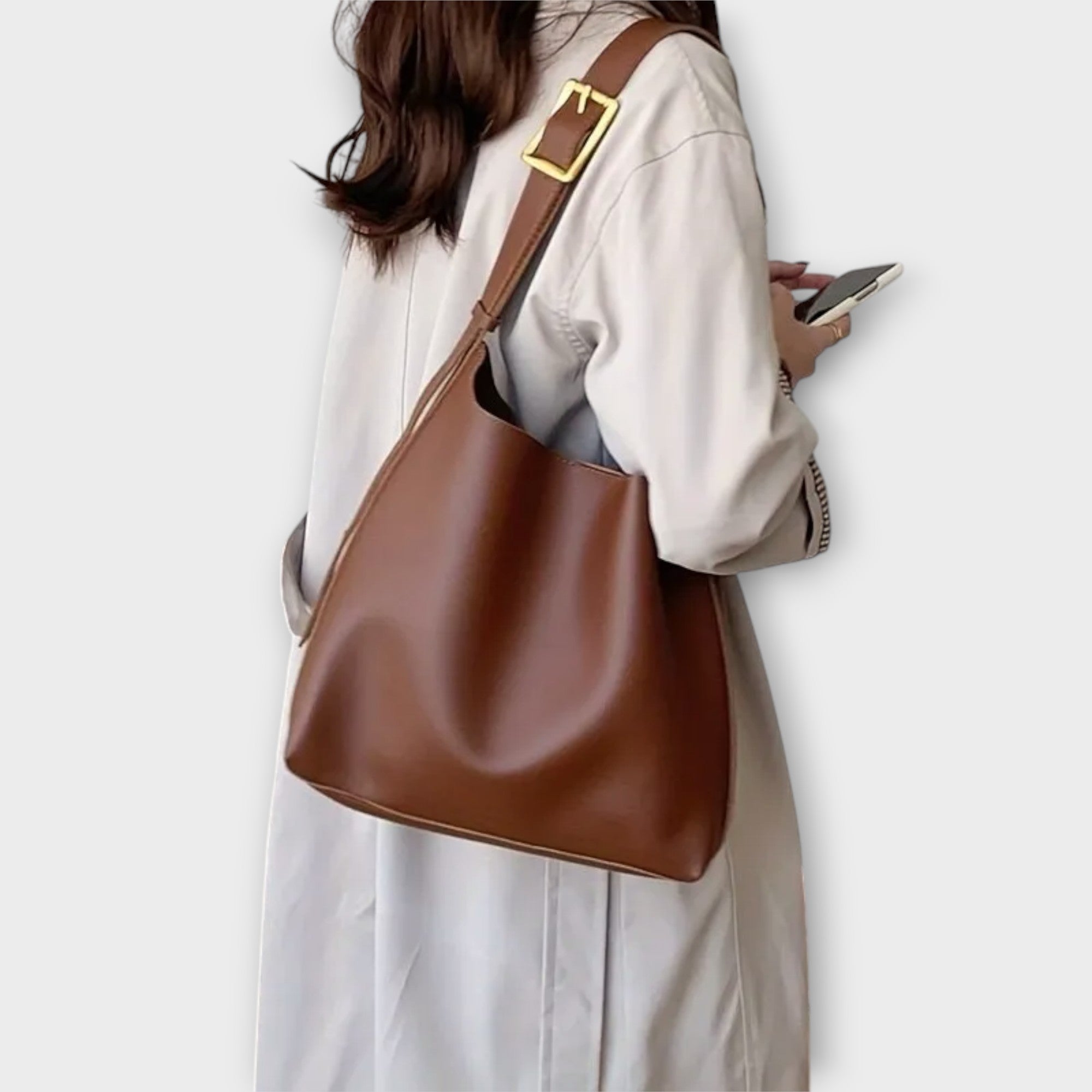 Light Shoulder Bag With Wide Strap For Everyday Comfort