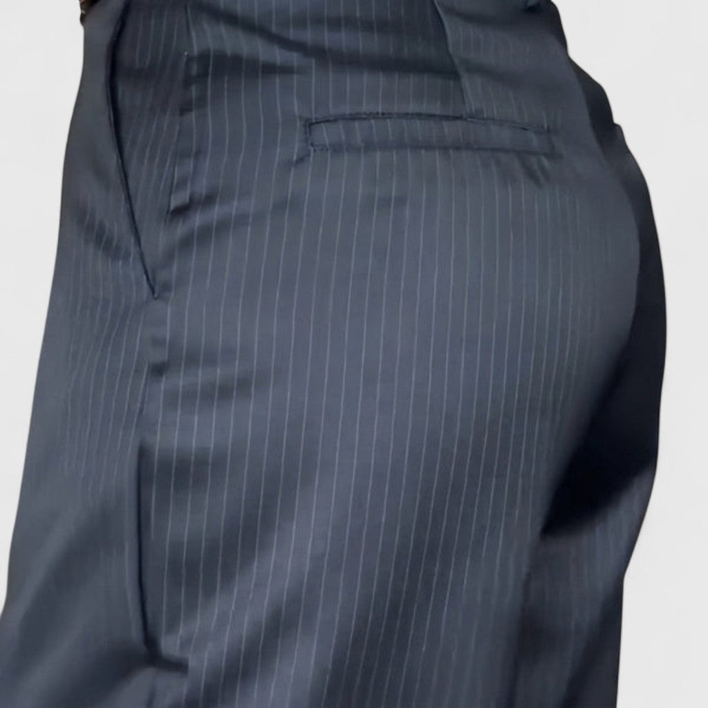 Agni Striped Trousers High Waist Elegant And Comfortable