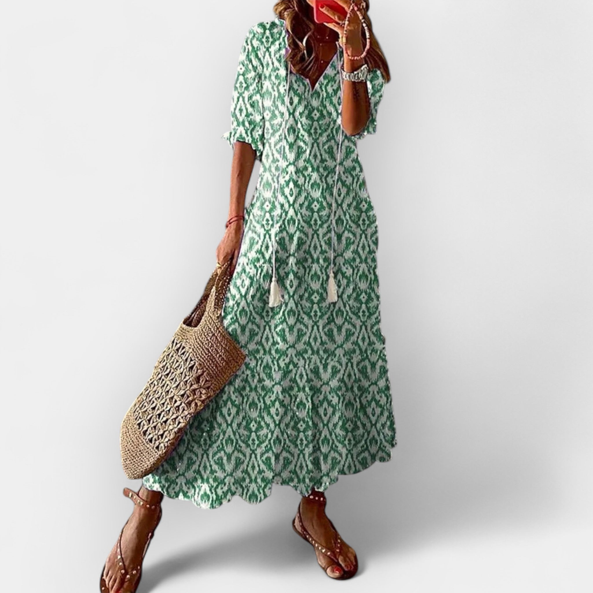 Maxi Boho Dress For Summer Airy Light Comfort All Day