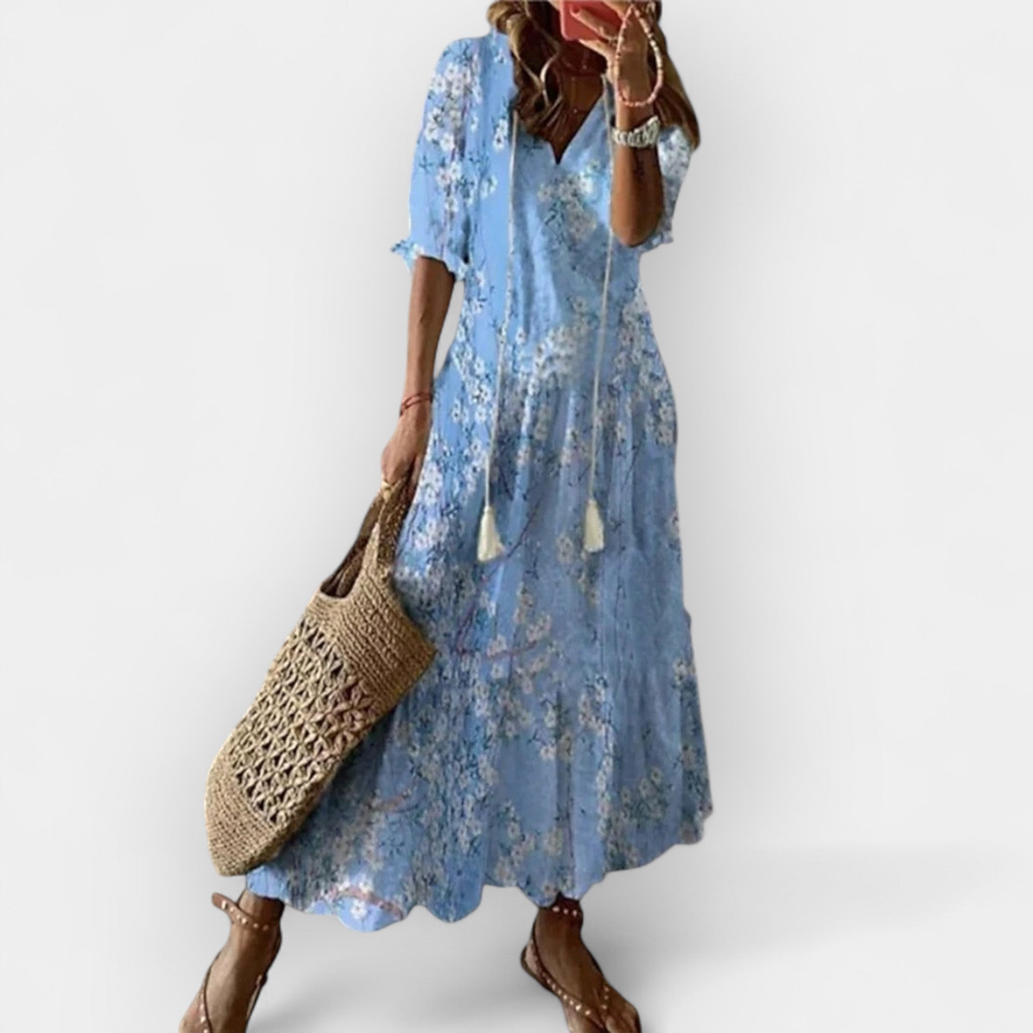 Maxi Boho Dress For Summer Airy Light Comfort All Day