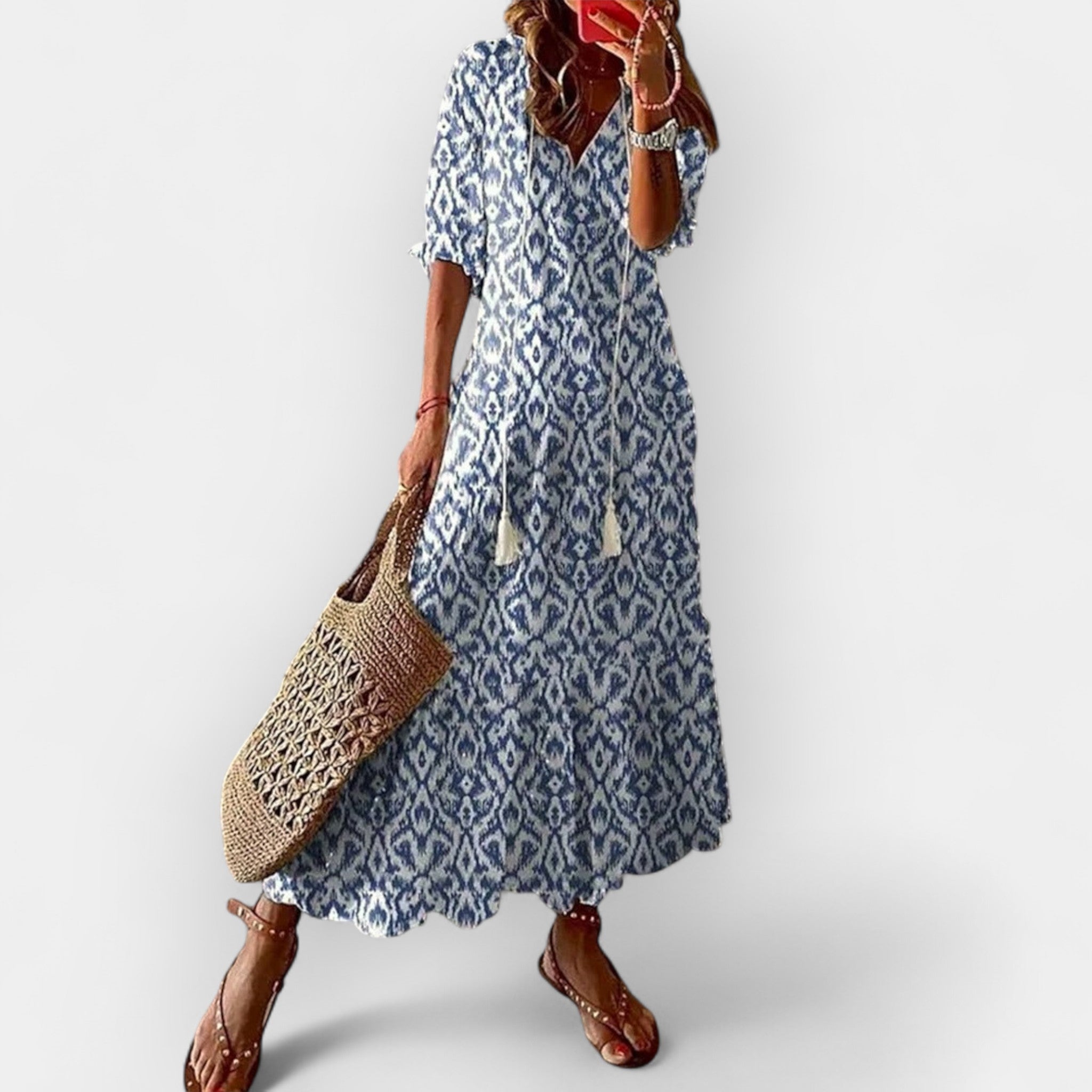 Maxi Boho Dress For Summer Airy Light Comfort All Day